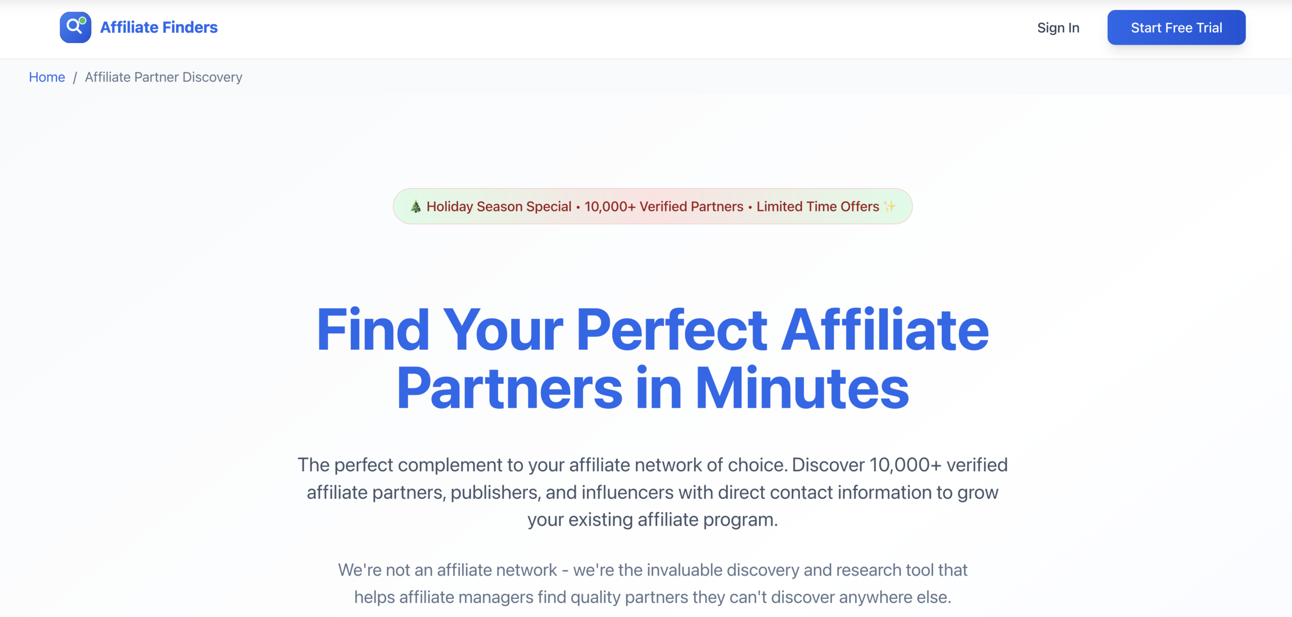 AffiliateFinders.com Review: An Objective Look at the Affiliate Discovery Platform Everyone’s Talking About